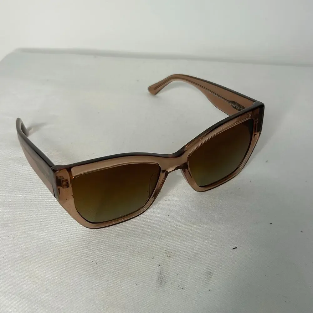 DIFF Eyewear Vivienne Sunglasses CFBGP Brown Gradient 56-18-140 w/ Case